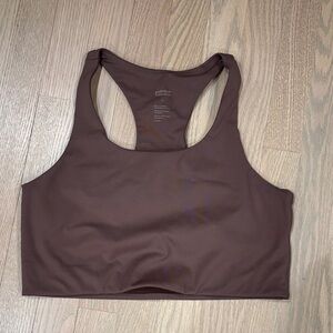 Girlfriend Collective Brown Sports Bra XL